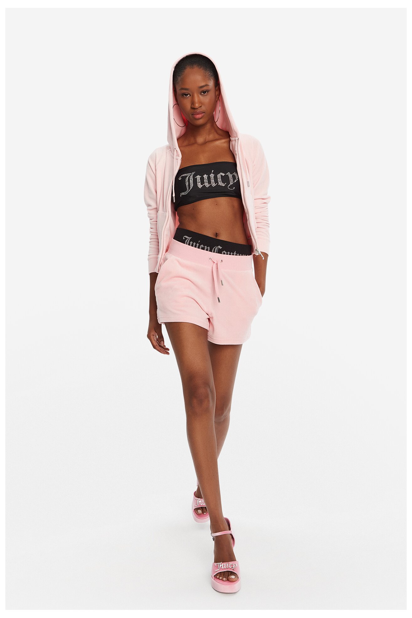 Szandál Juicy Couture EO-WSS21645-01 RÓZSASZÍN
