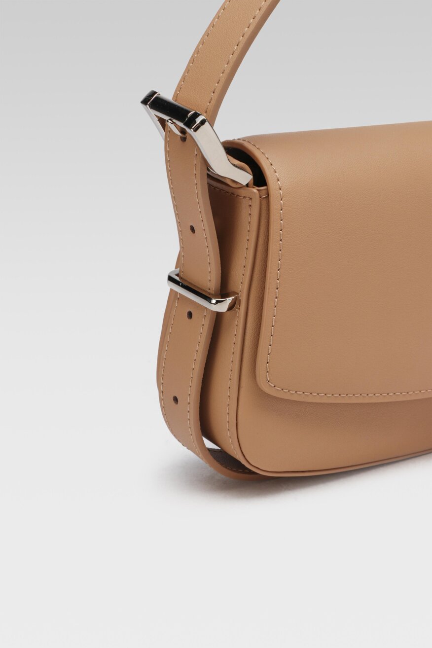 Gino Rossi - Torebka skórzana beżowa - 5903698604718