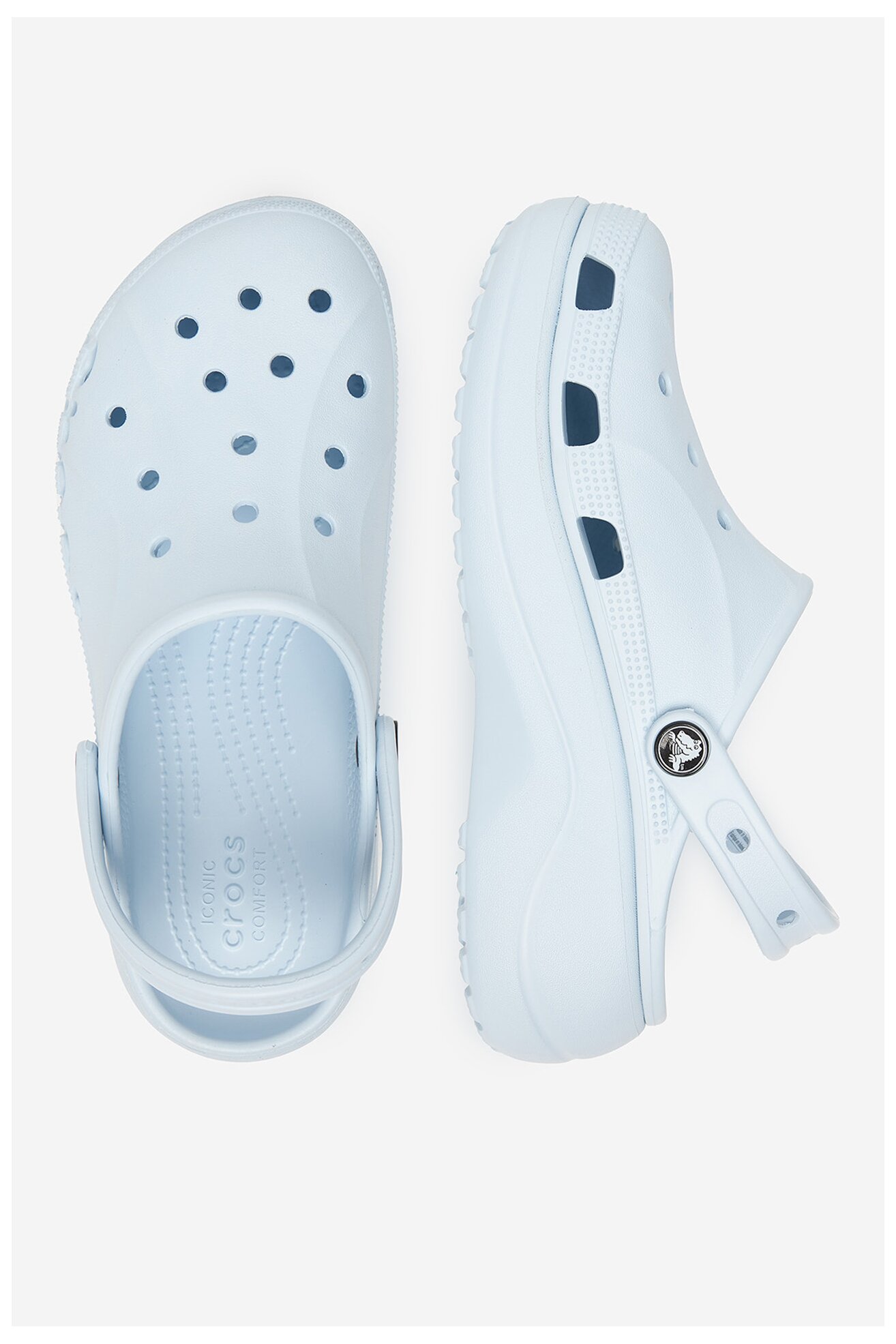 Șlapi pentru bazin Crocs C-BAYA PLATFORM CLOG 208186-4JQ ALBASTRU