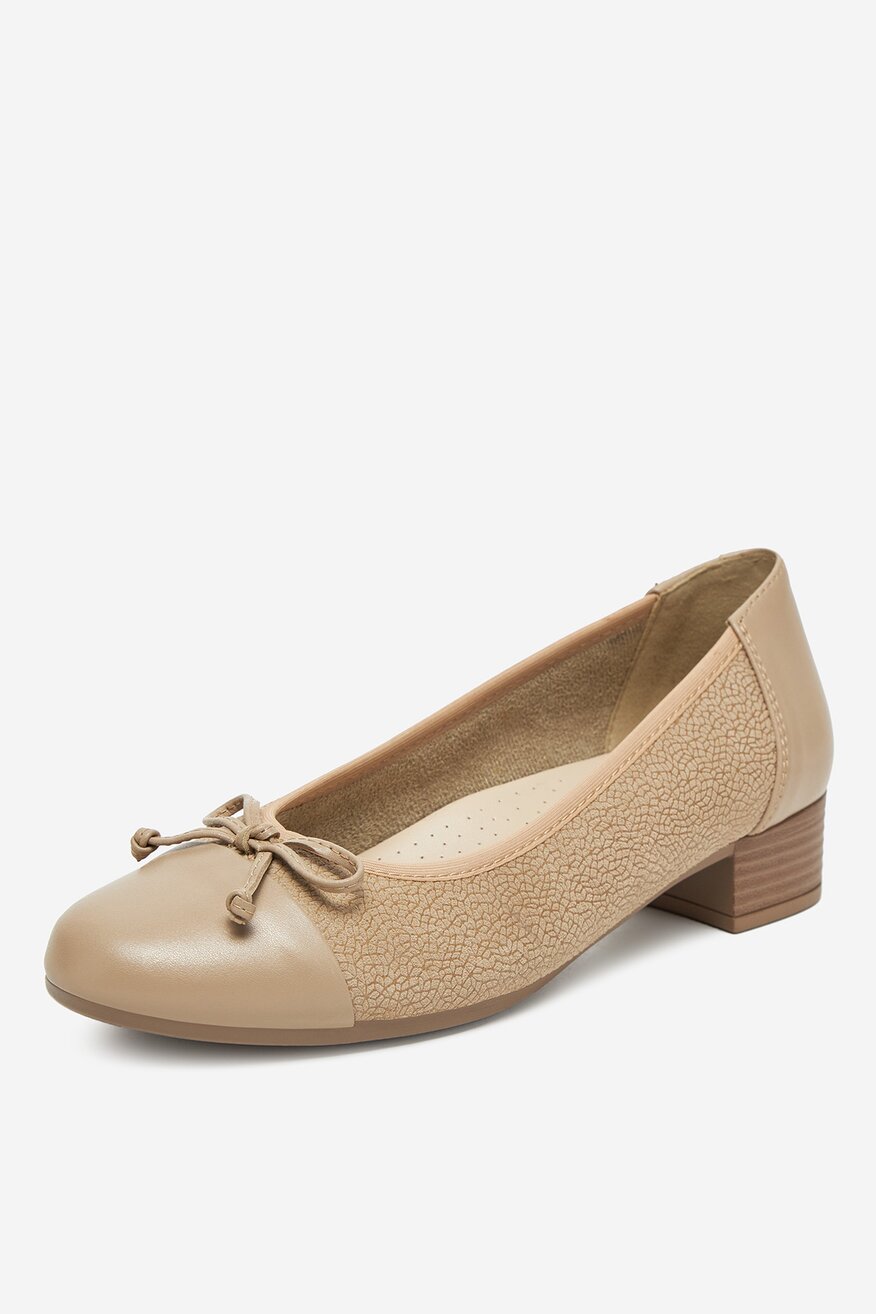 Pantofi cu toc Go Soft BEJ - 5906751002803