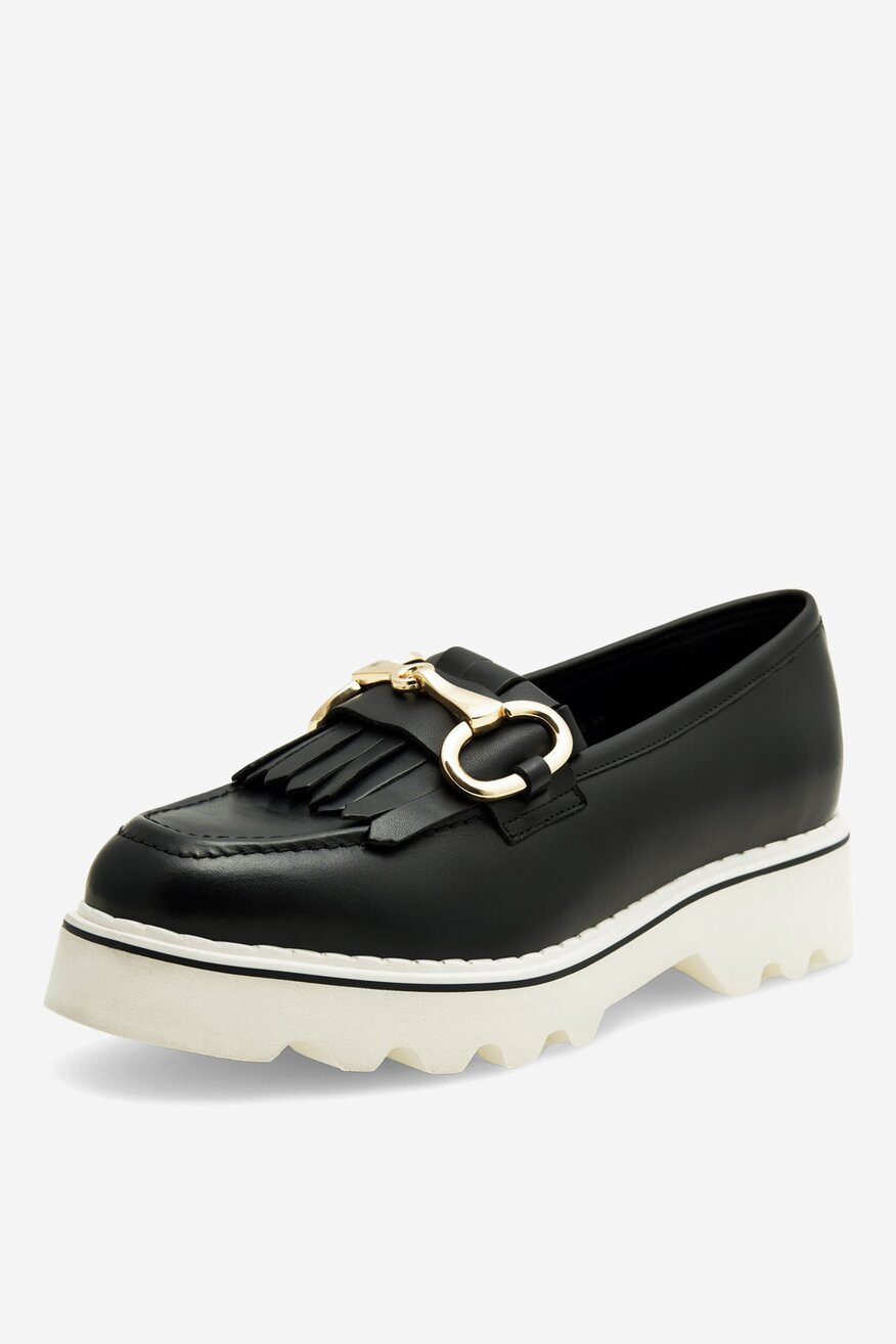 Badura - Loafersy skórzane - 5905588463467