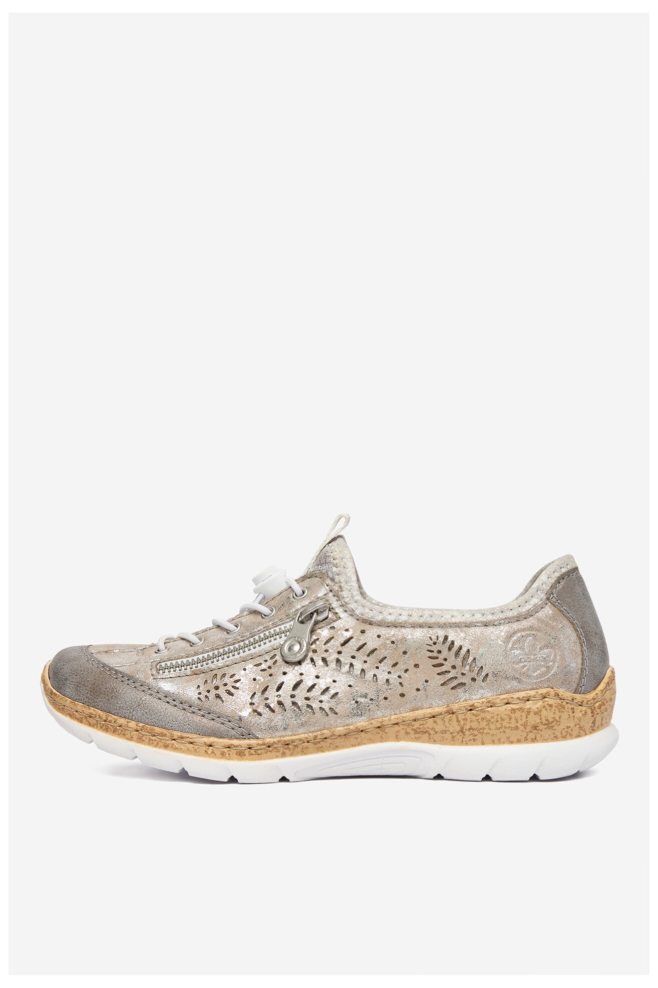 Półbuty Rieker CEO-N42K6-40 Szary