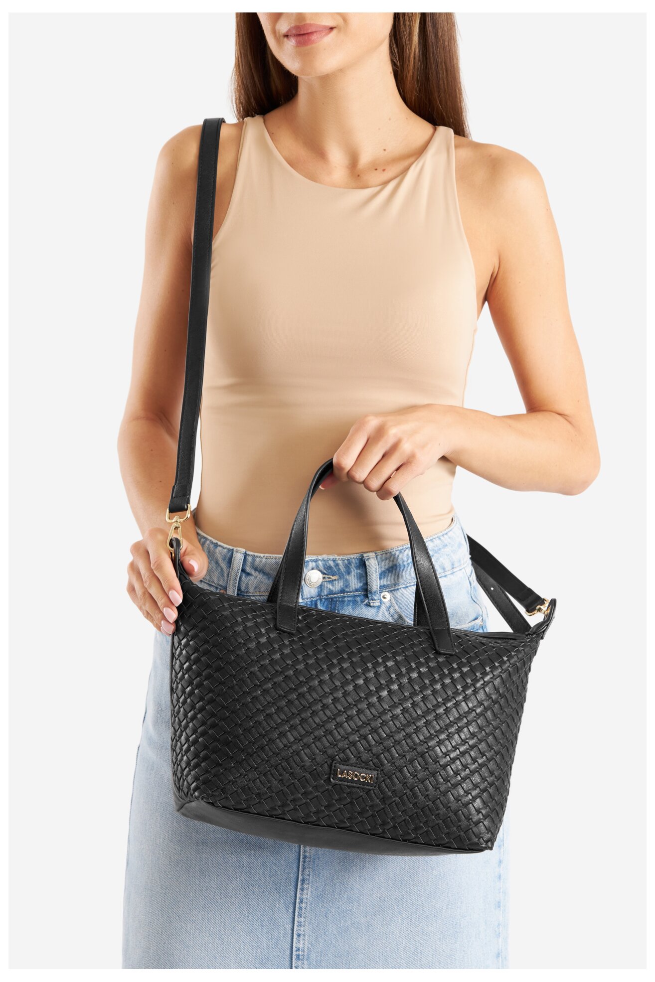 Kézitáska Lasocki LSK-K-044-06 FEKETE