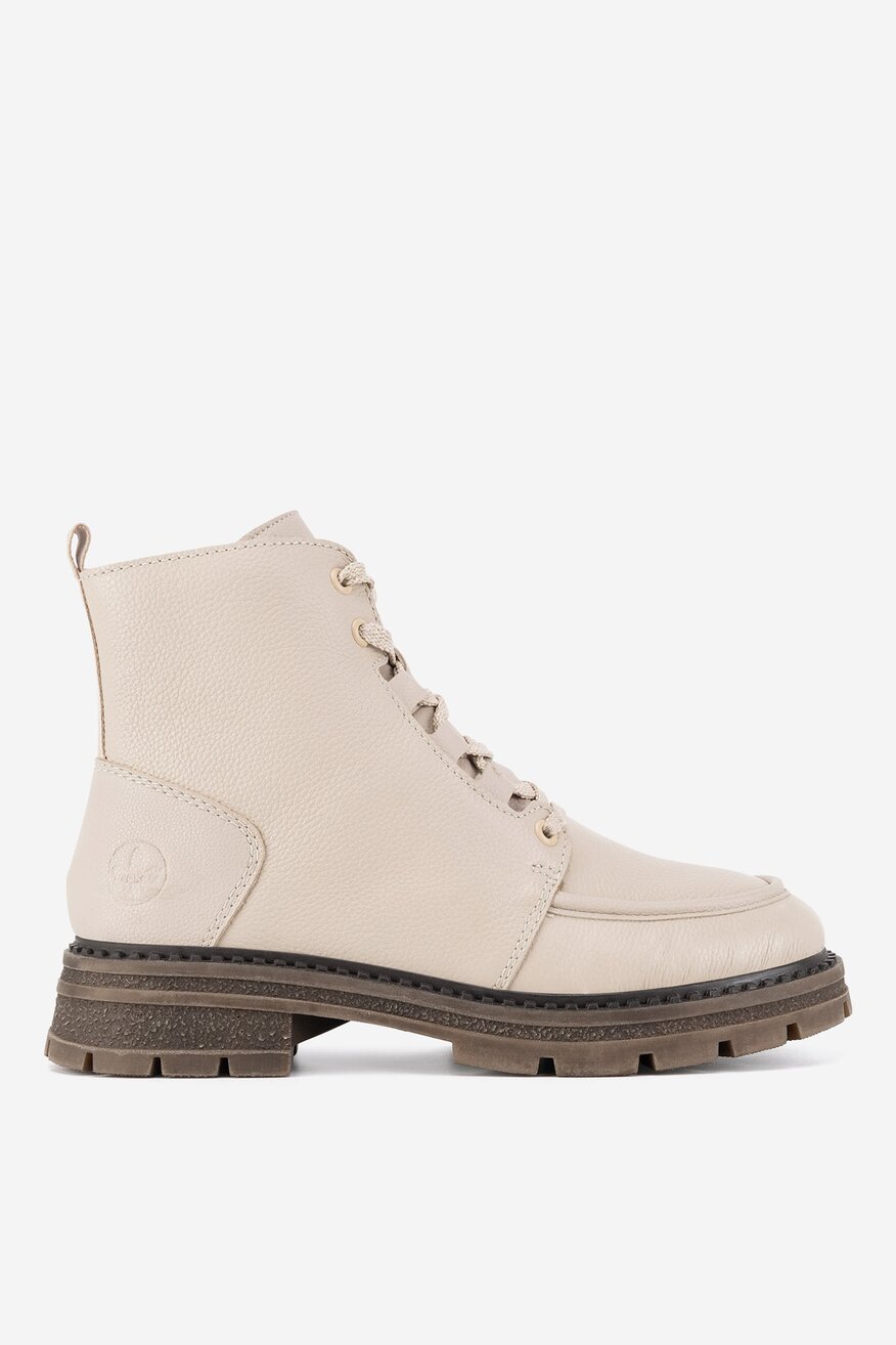 
                Rieker - Trzewiki skórzane ocieplane - 2230062960365