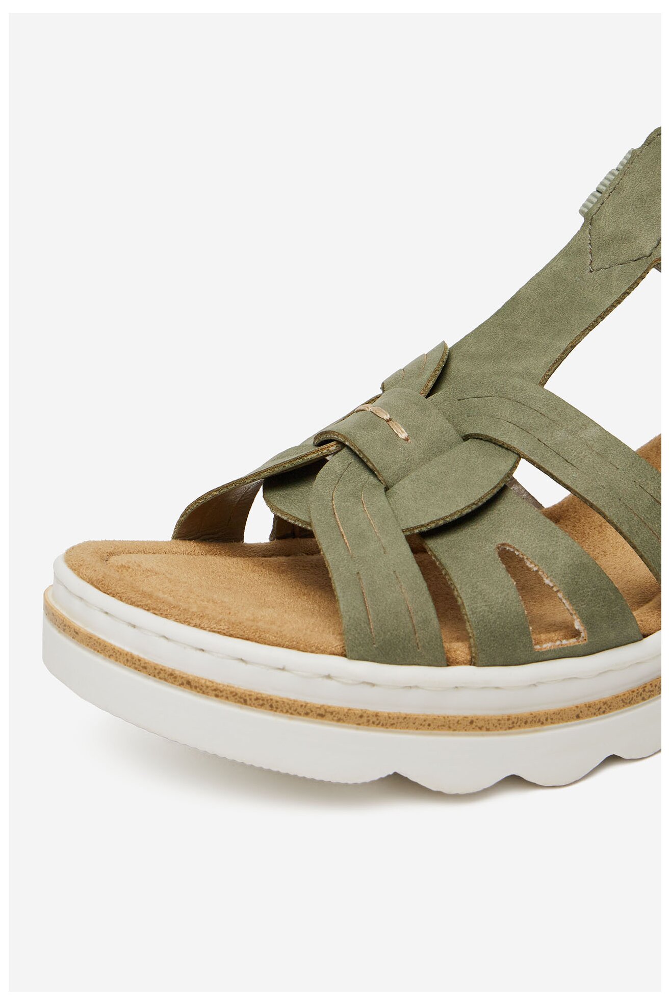 Sandale Rieker 67459-52 VERDE DESCHIS