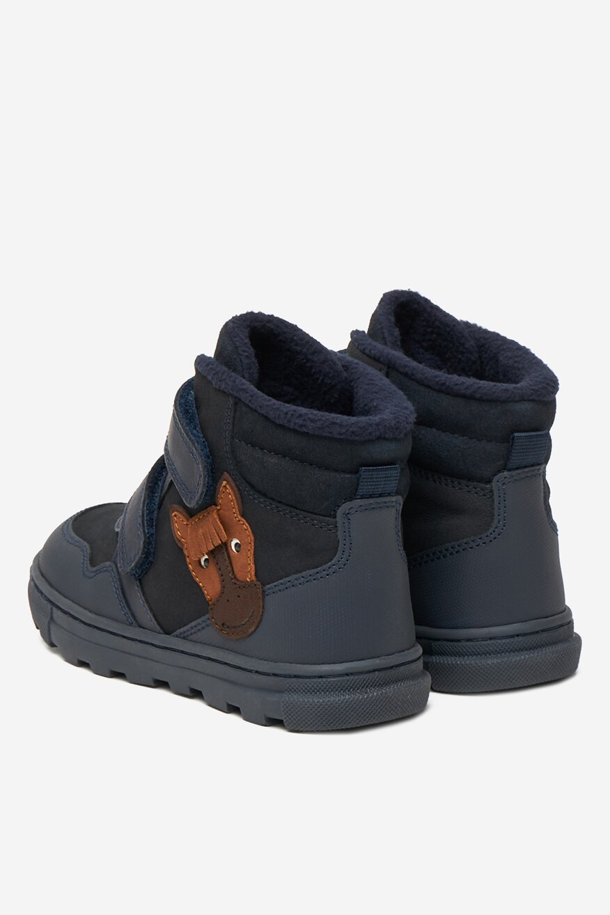Šněrovací vyšší obuv Lasocki Kids TMAVĚ MODRÁ - 5906751337318
