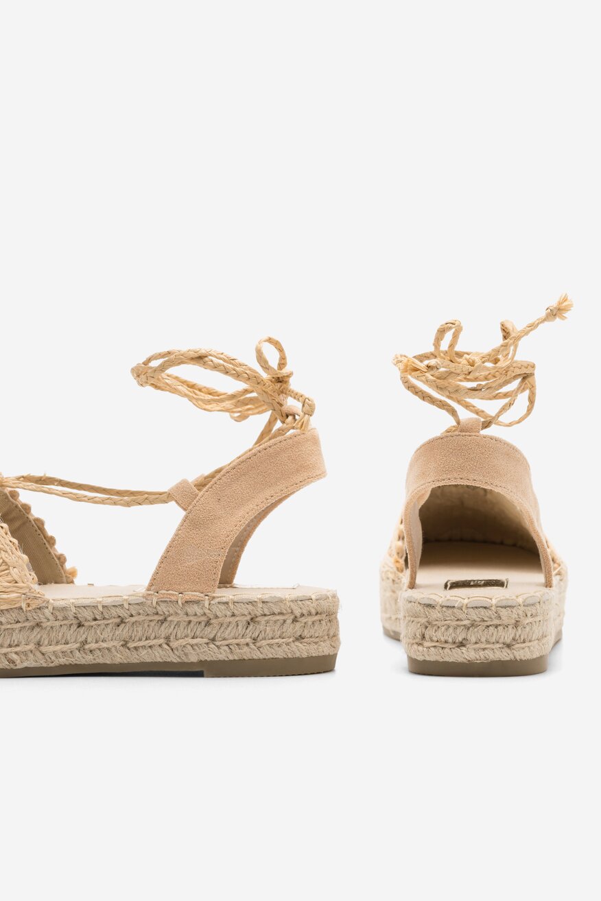 
                DeeZee - Espadryle beżowe - 5904862837611