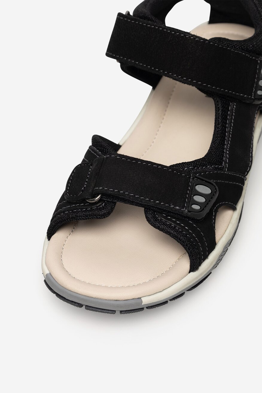 
                Lasocki Young - Sandały skórzane na rzepy - 5905588554332