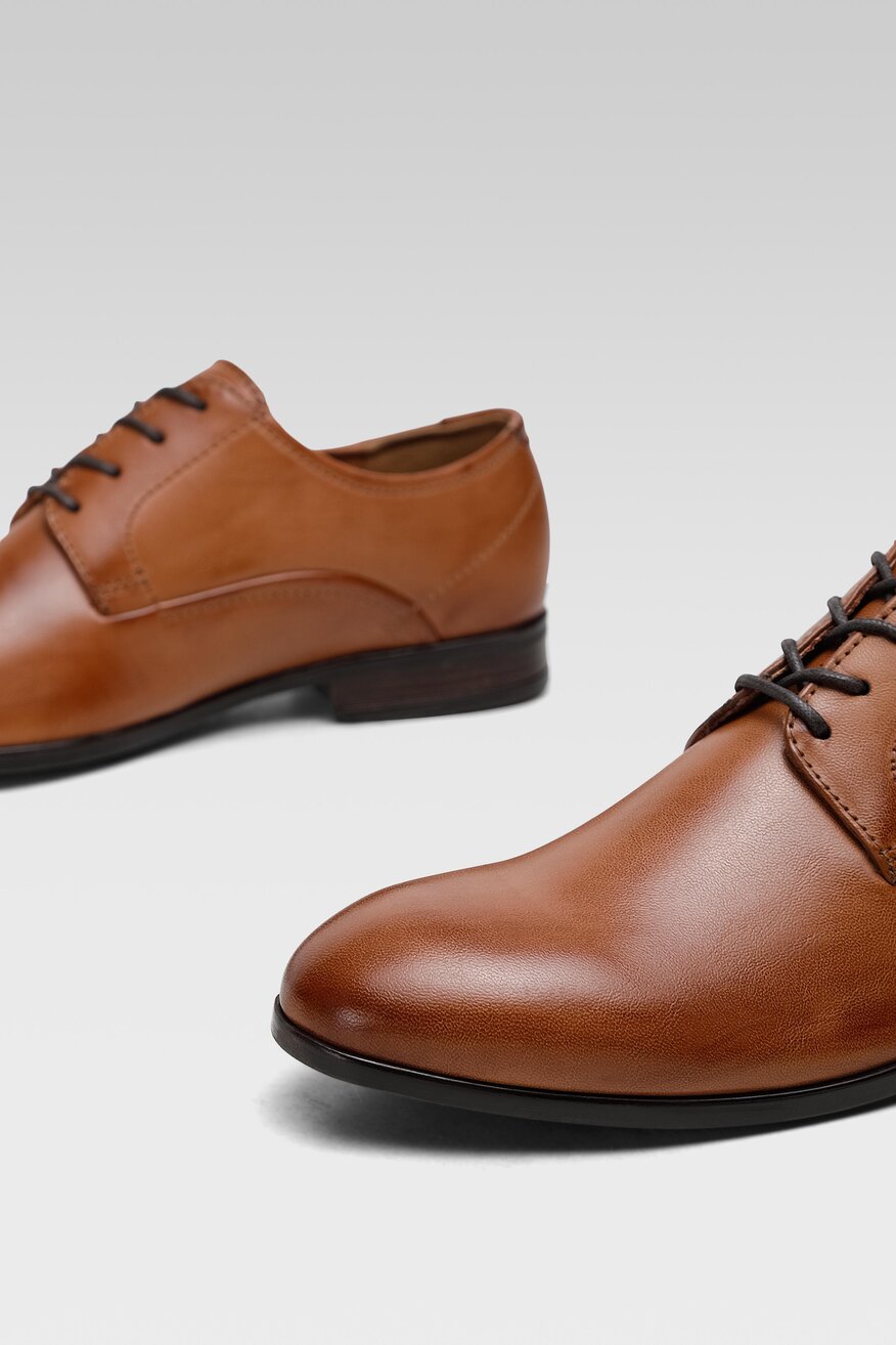 Ottimo - Półbuty brązowe sznurowane - 5904248405168