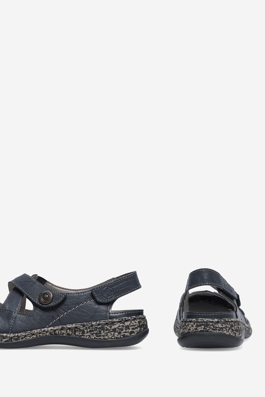 
                Rieker - Skórzane sandały - 2230056240756