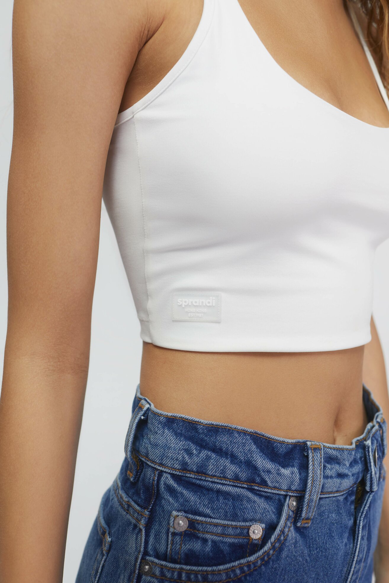 T-shirt Sprandi SS21-TTD006 Biały