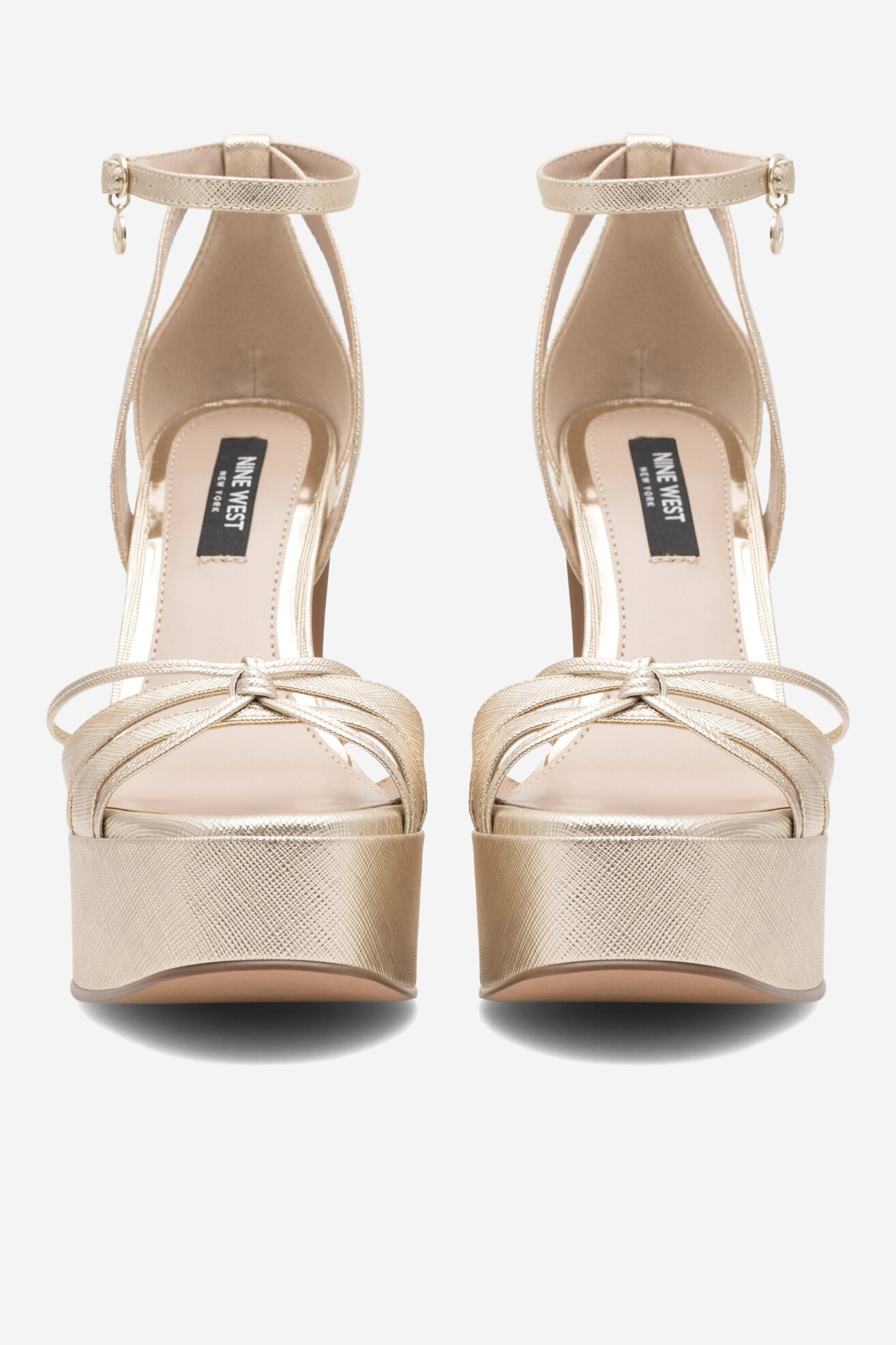 Sandały NINE WEST AAHIDA ZL23002CC Złoty