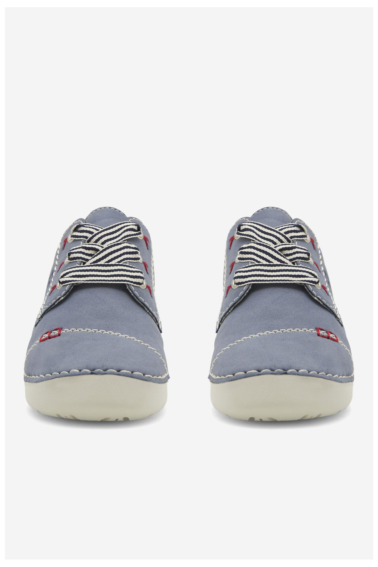 Półbuty Rieker 52520-14 Jeansowy