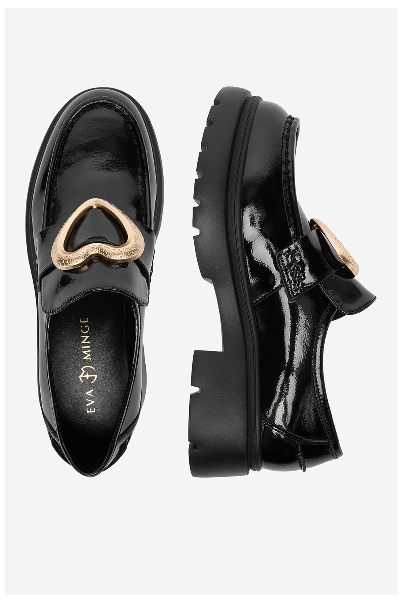 Mokasyn EVA MINGE EO-ENNA-02 Czarny