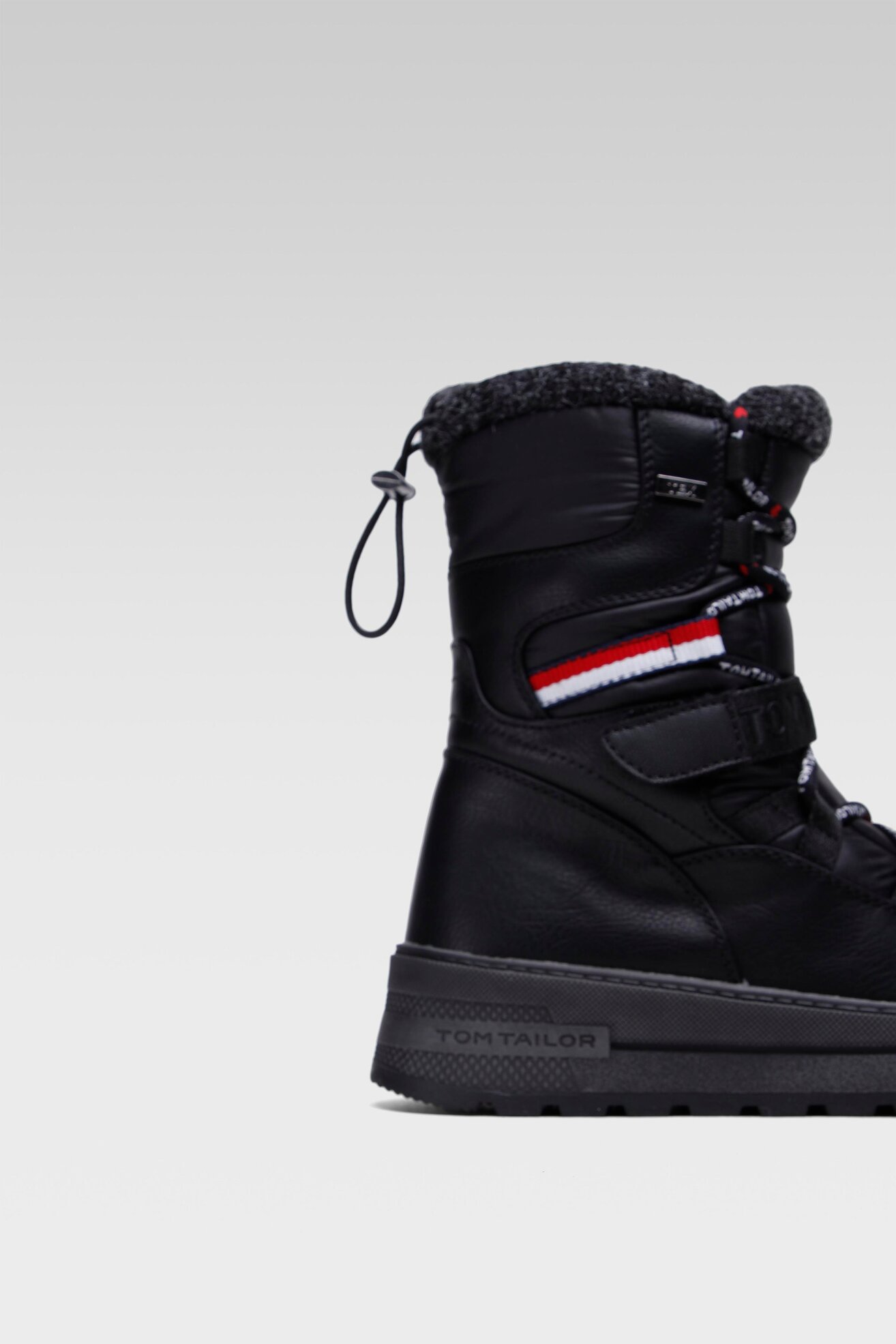 Csizma Tom Tailor 219121000 FEKETE