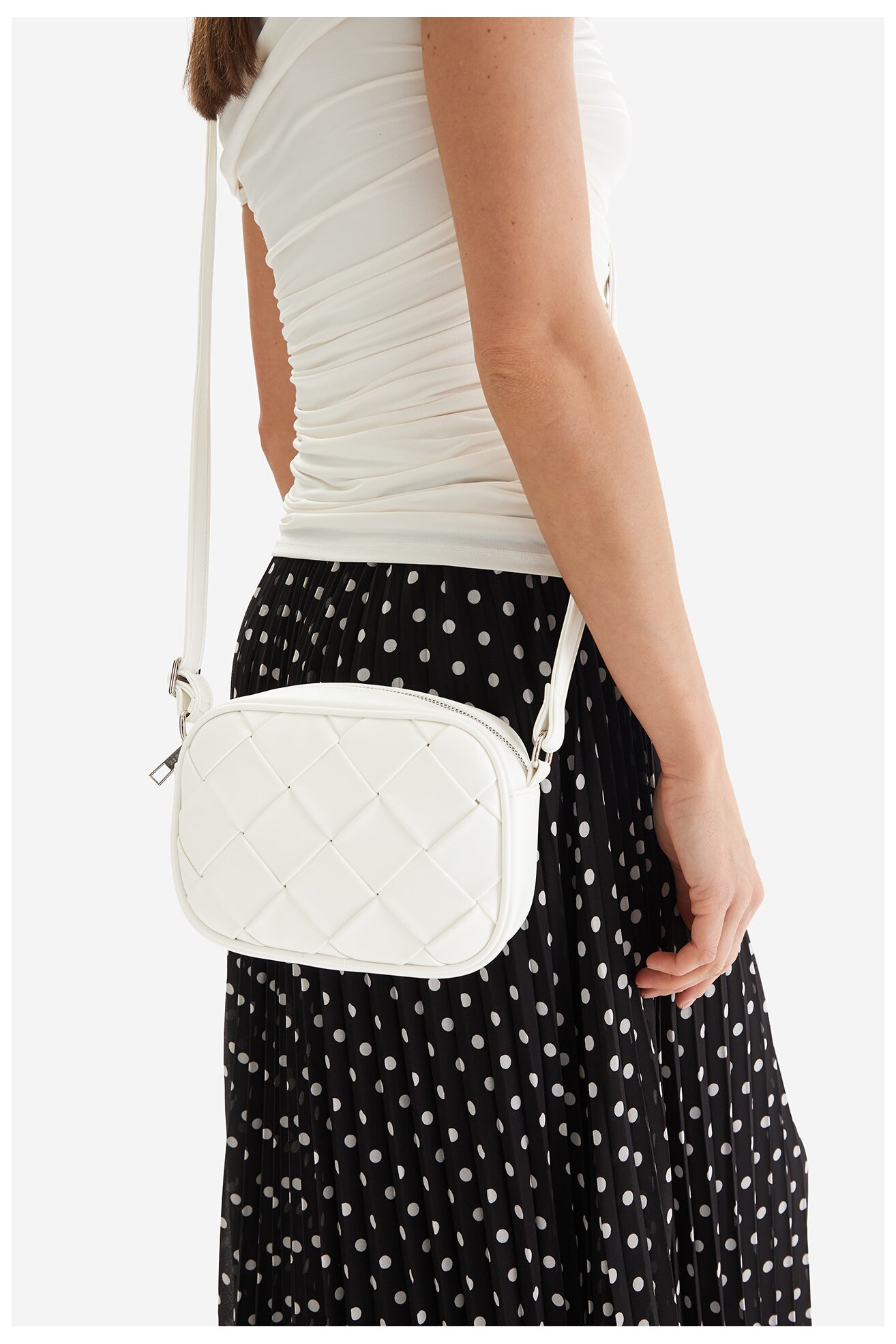 Дамска чанта Jenny CEO-JNY-M-019-07 БЯЛ