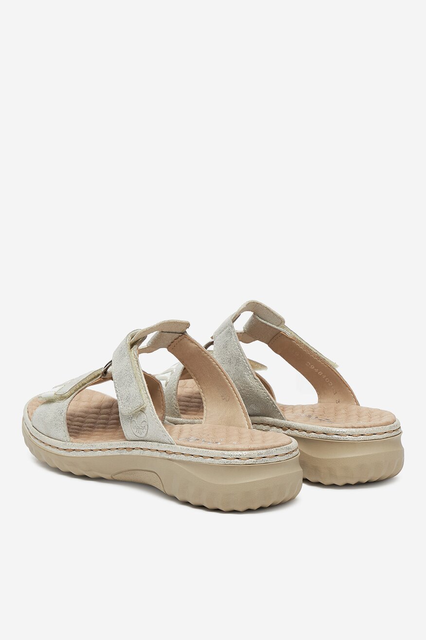 
                Șlapi Rieker ARGINTIU - 2230078407892