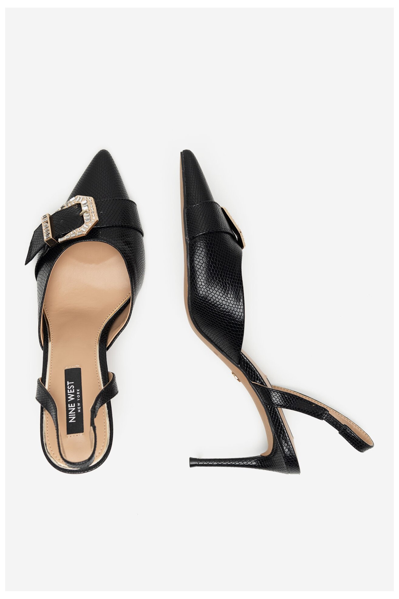 Туфлі-Човники NINE WEST SJ1489-6 ЧОРНИЙ