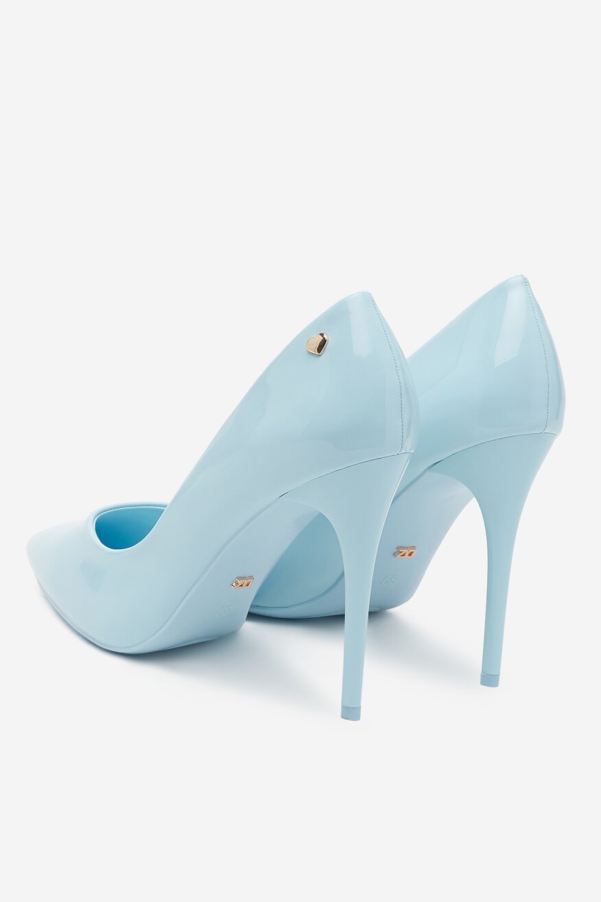 Pantofi cu toc DeeZee ALBASTRU DESCHIS - 5906751091340