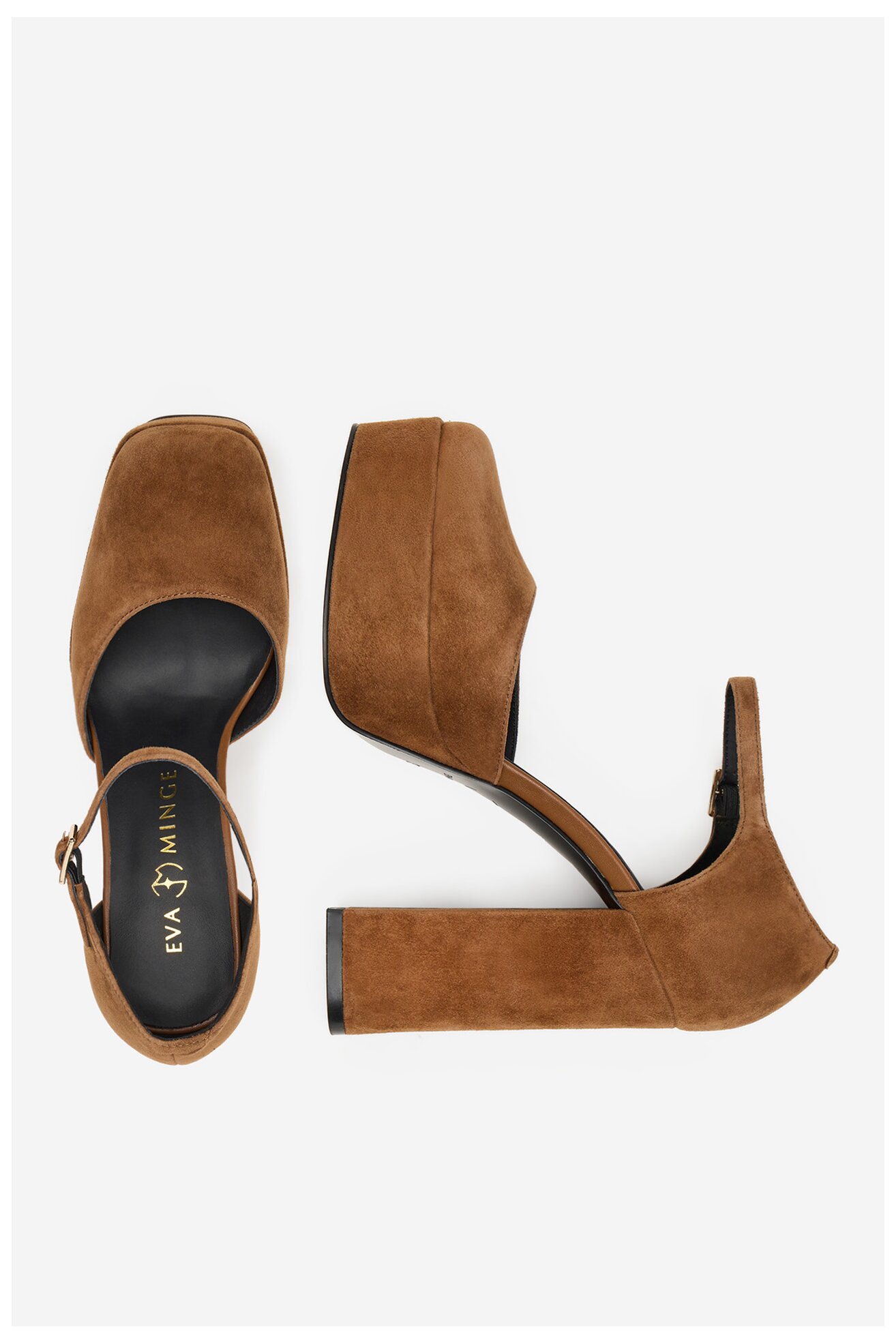 Lodičky EVA MINGE EO-NIKI-E340-70H HNĚDÁ