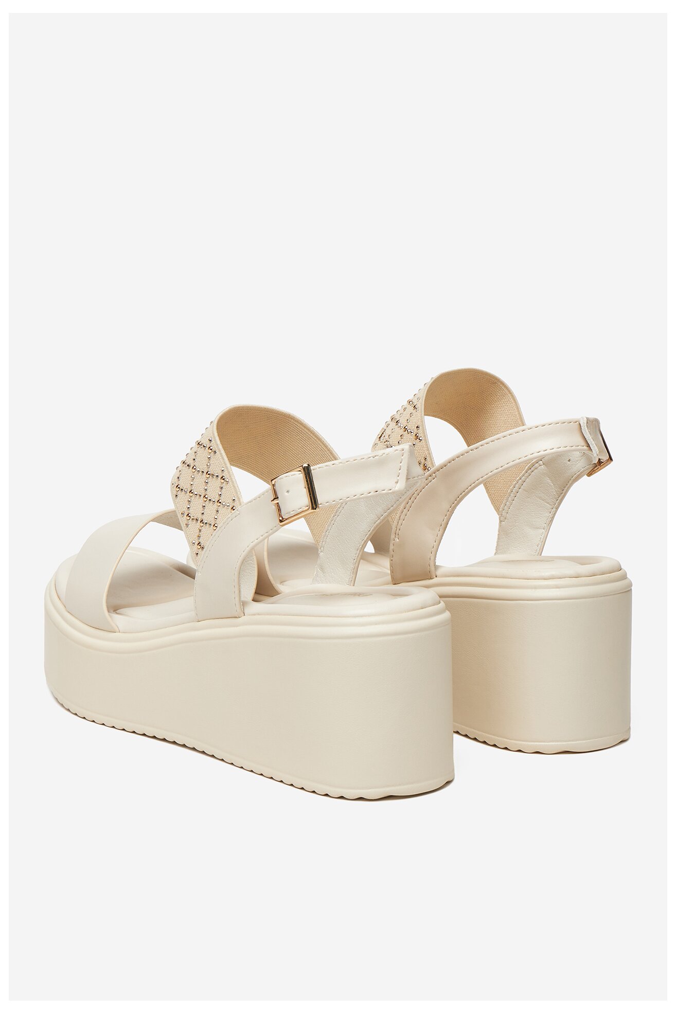 Sandały Clara Barson 3T8482-26 Kremowy