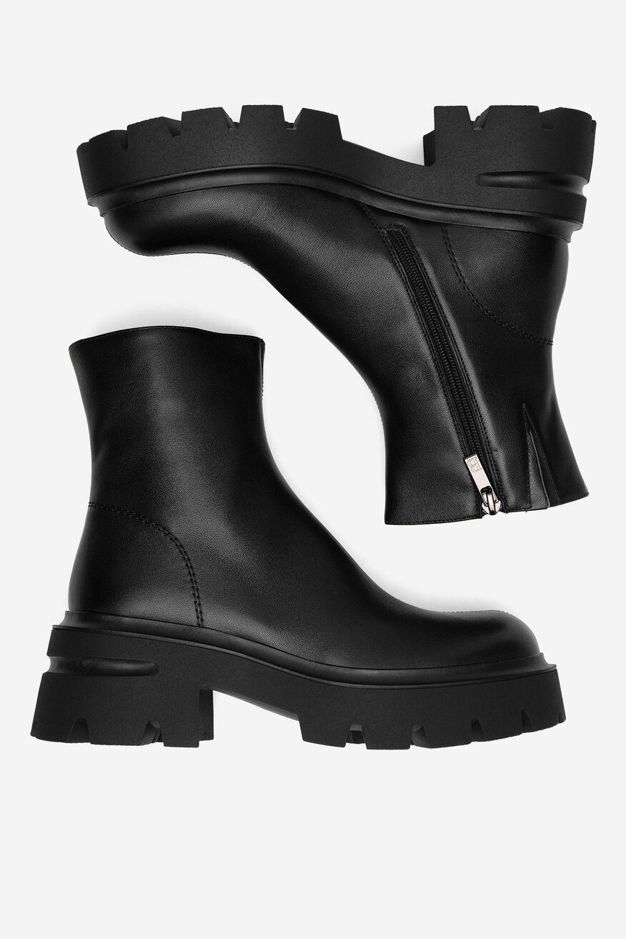 Badura - Botki skórzane - 5905588871132