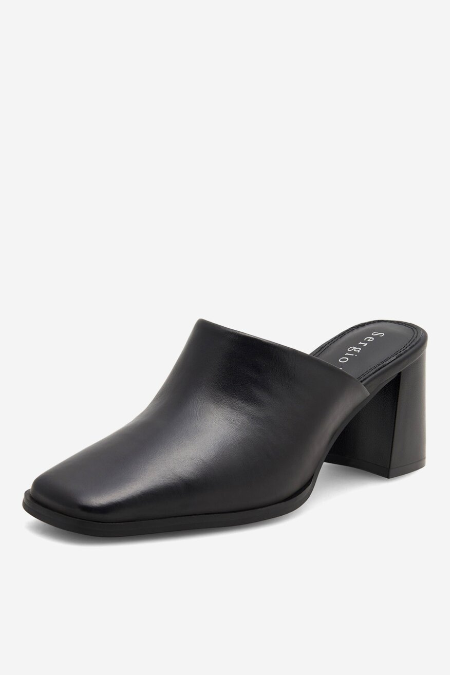 
                Sergio Bardi - Skórzane klapki - 5905588328377