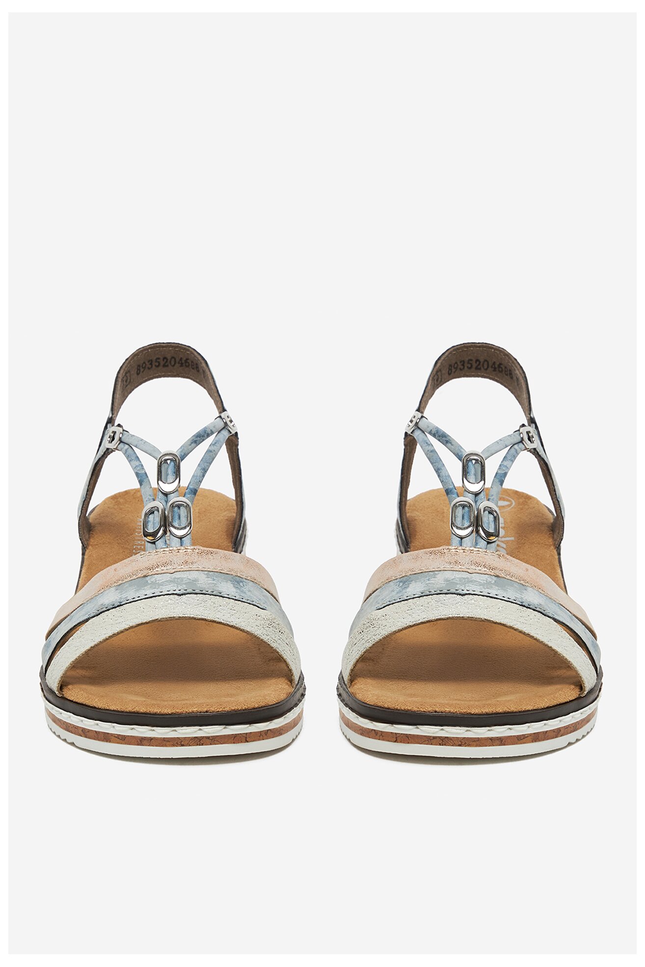 Sandały Rieker V36G4-40 Niebieski