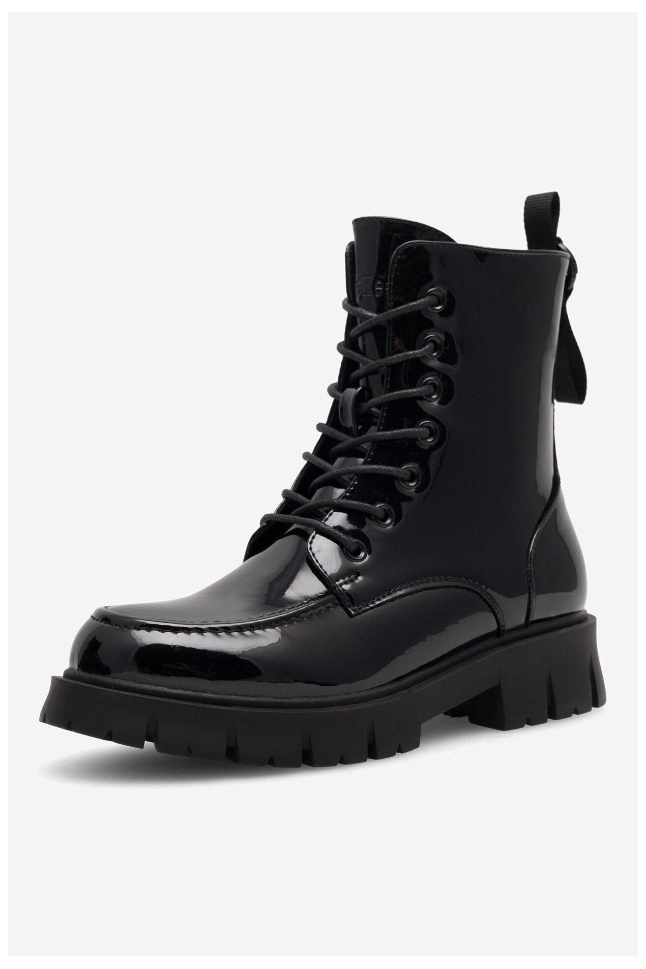 Šněrovací vyšší obuv DeeZee CSS5907-03N ČERNÁ