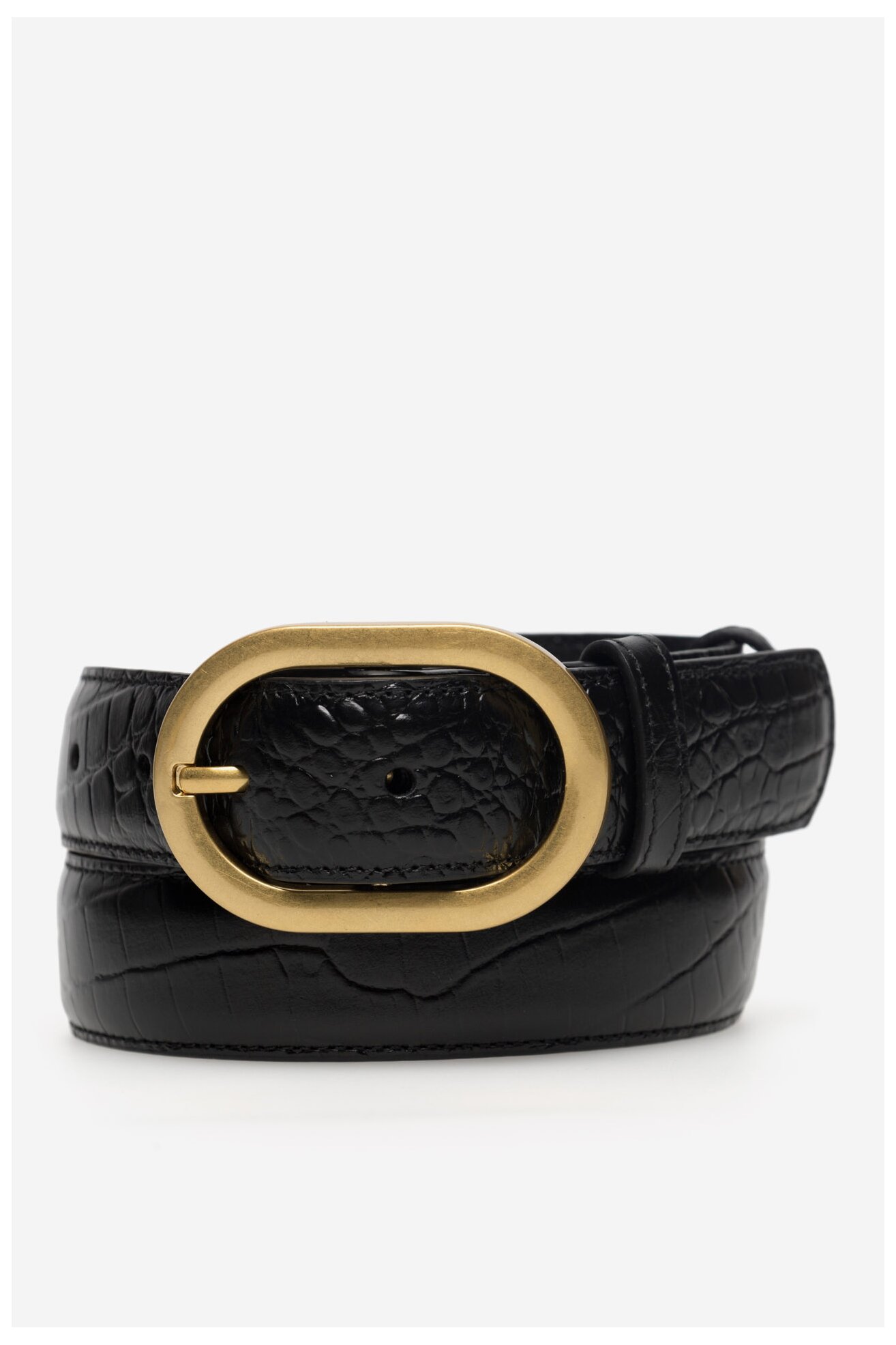 Pasek damski Gino Rossi BLYL23001 Czarny