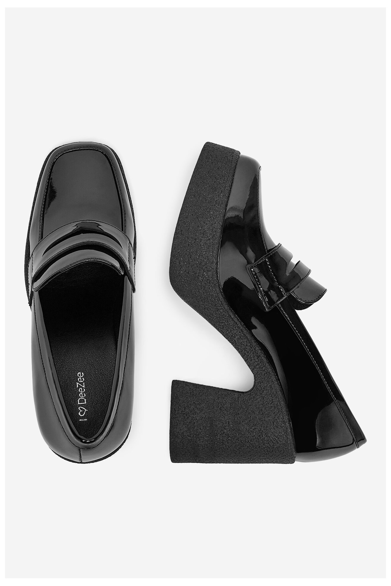 Pantofi cu toc DeeZee GT3033-21 NEGRU