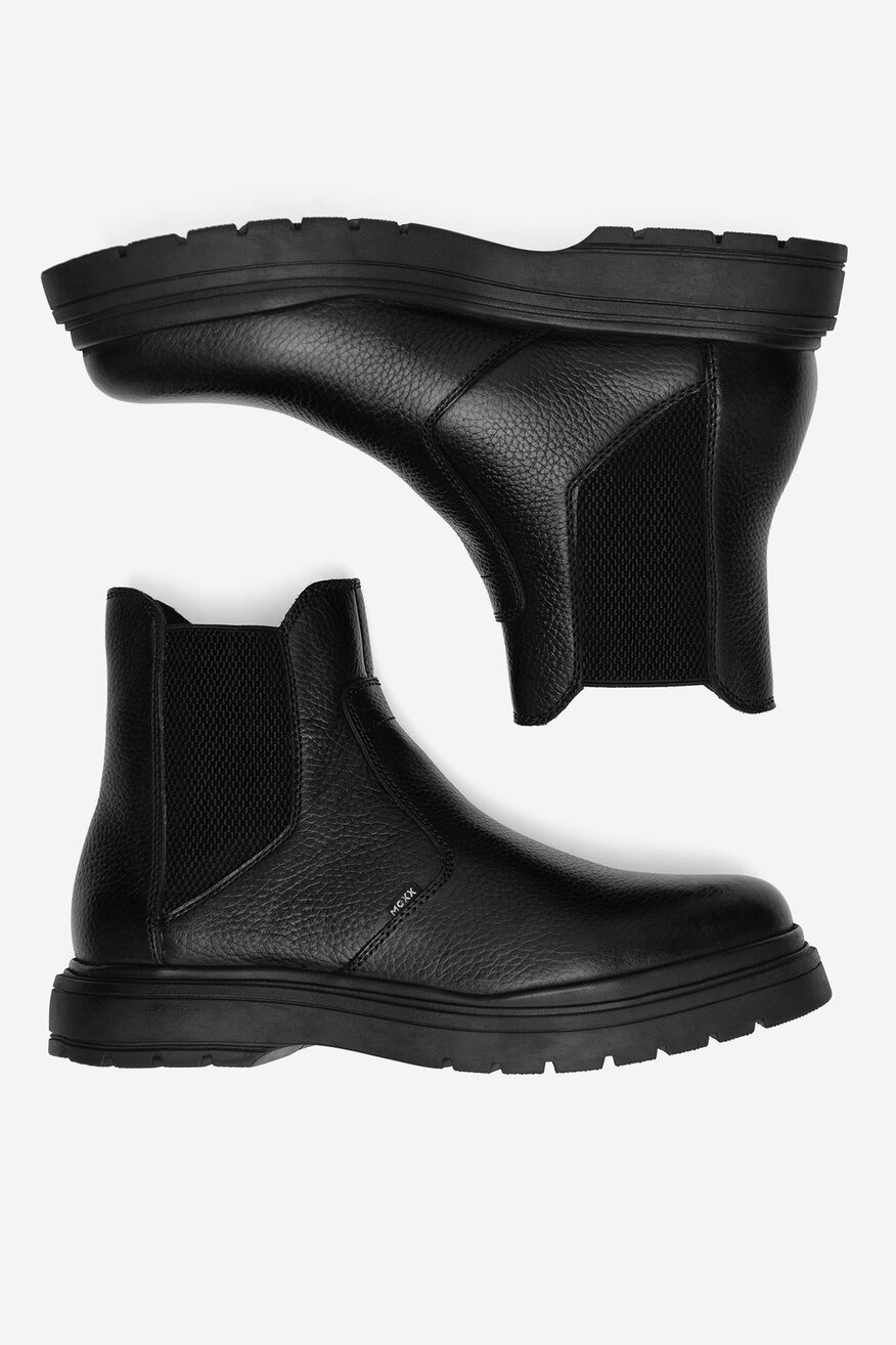 
                Mexx - Botki skórzane ocieplane - 5903419561658