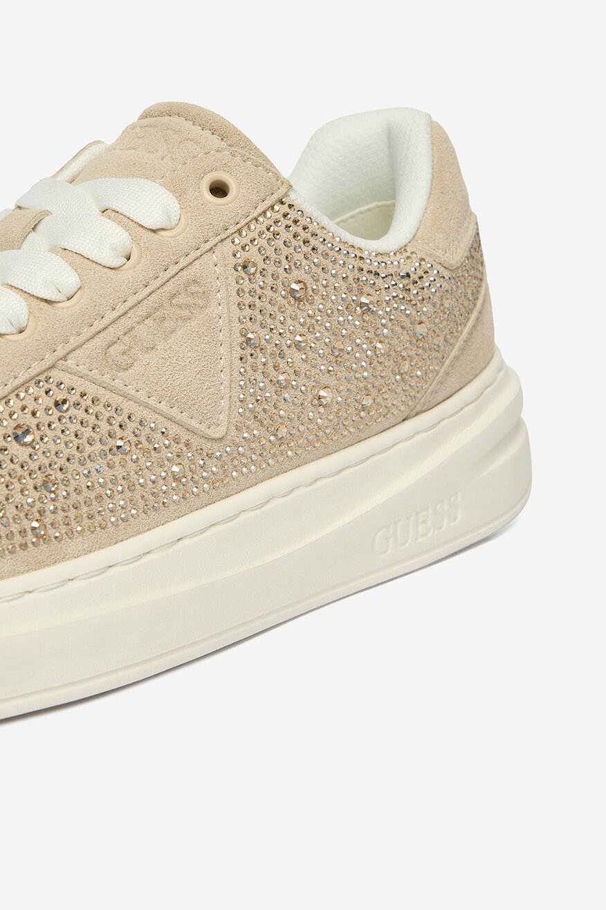 
                GUESS - Sneakersy skórzane - 5906751888285