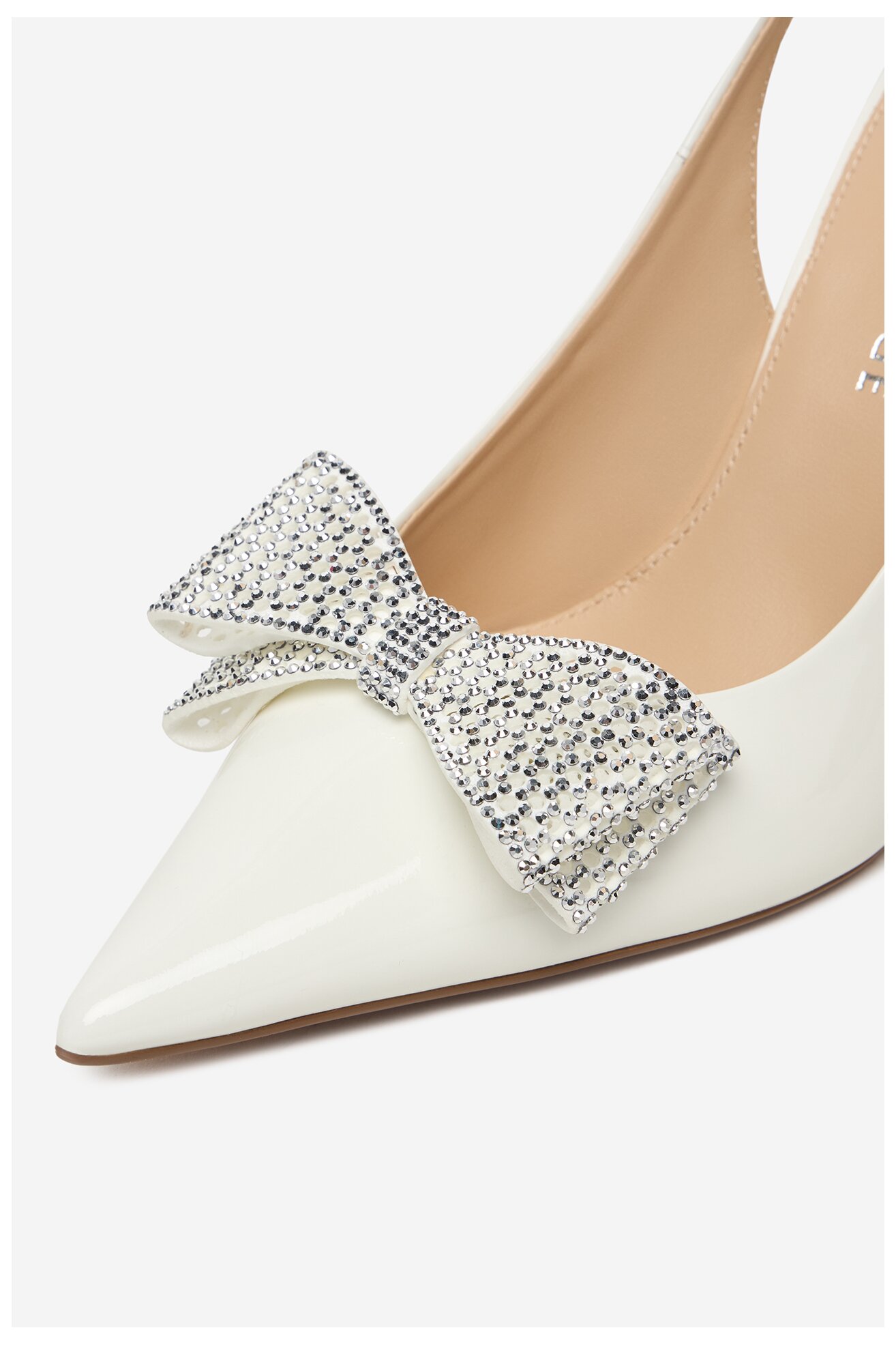 Czółenka EVA MINGE ANEMONE-V1892-56-1 Biały