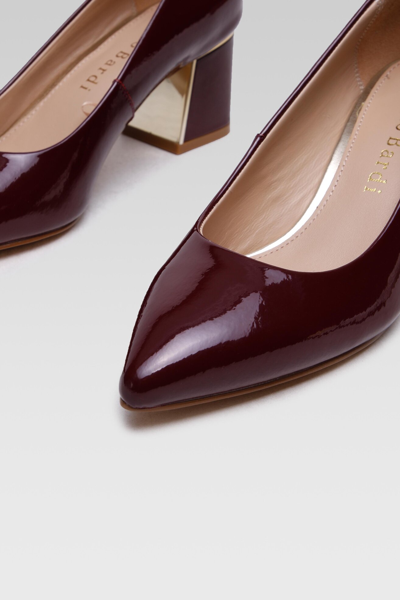 Czółenka Sergio Bardi WYL3022-1Z Bordowy