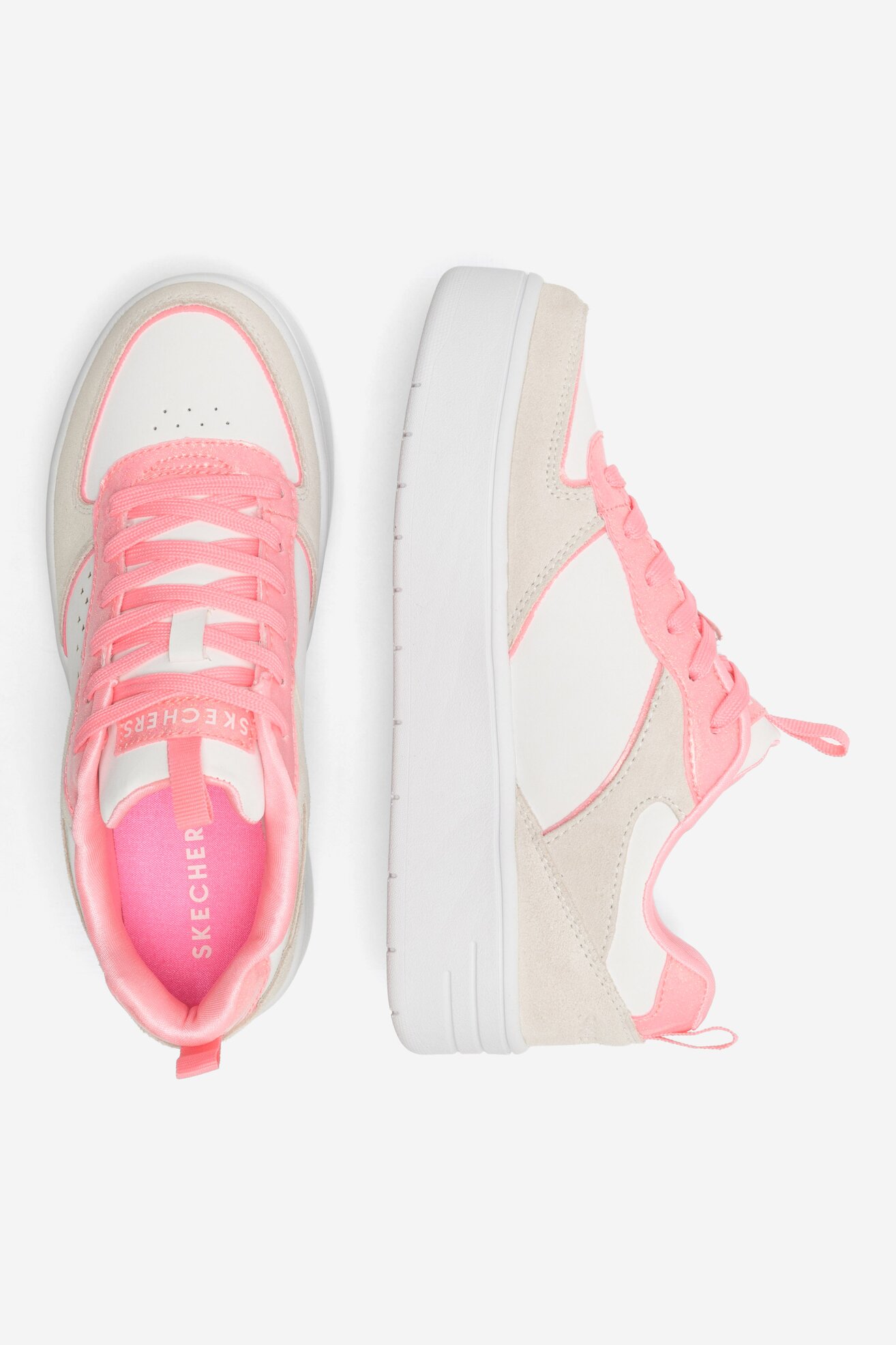 Sportcipő Skechers COURT HIGH 310194L WCRL FEHÉR