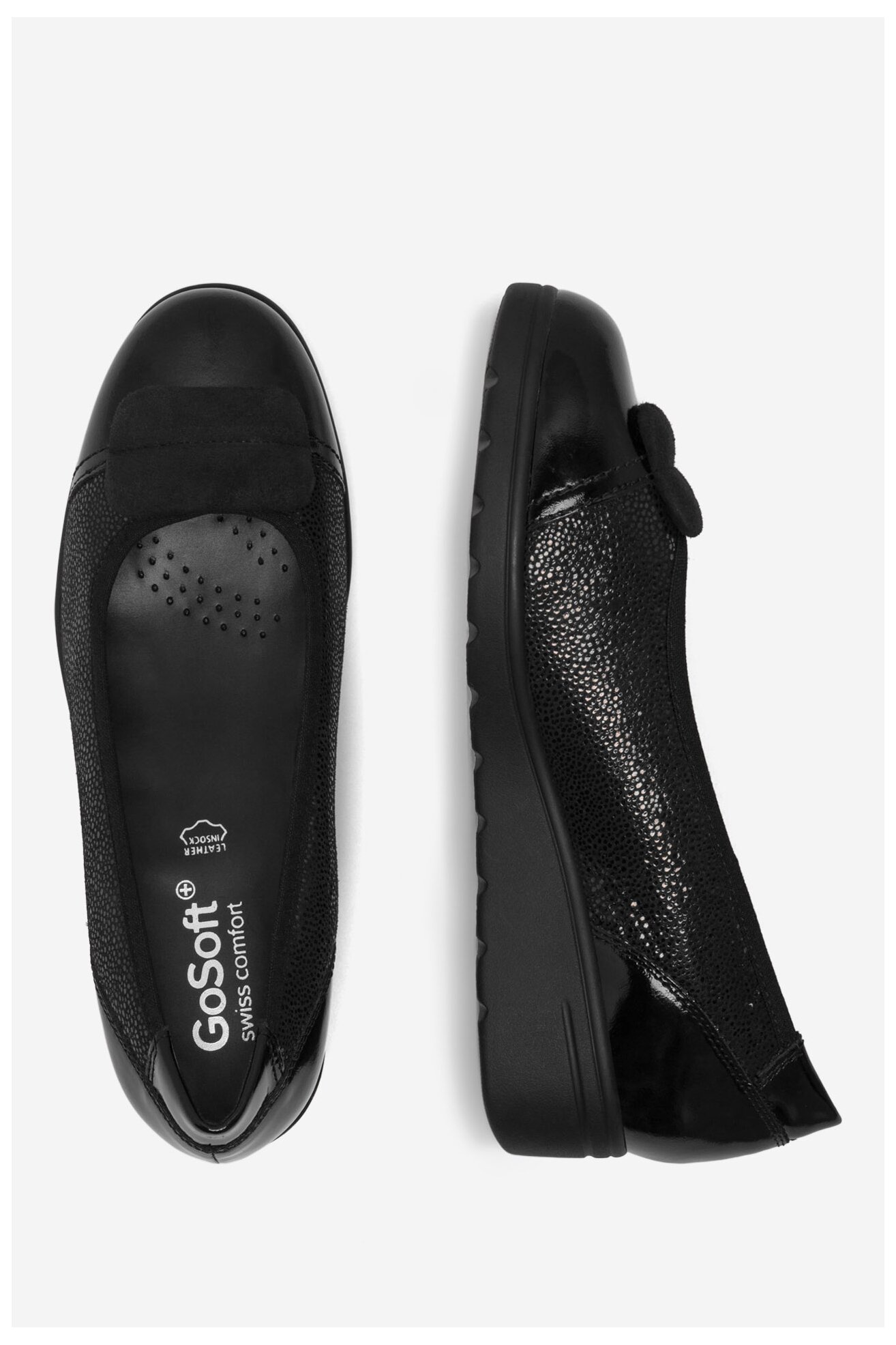 Baleríny Go Soft EST-2215-15 ČERNÁ