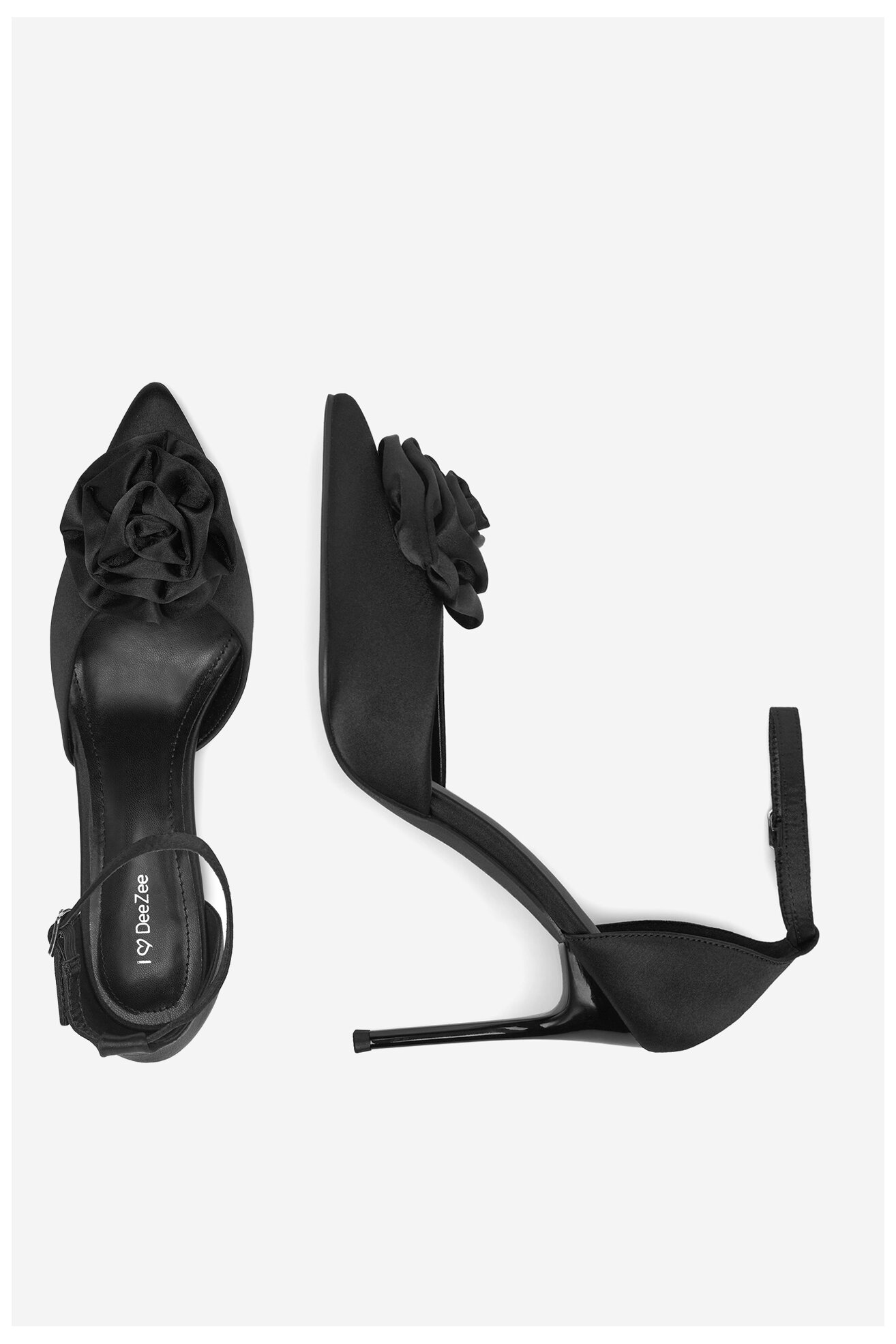 Pantofi cu toc DeeZee GD232451 NEGRU