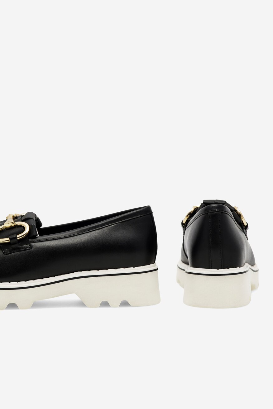 Badura - Loafersy skórzane - 5905588463467