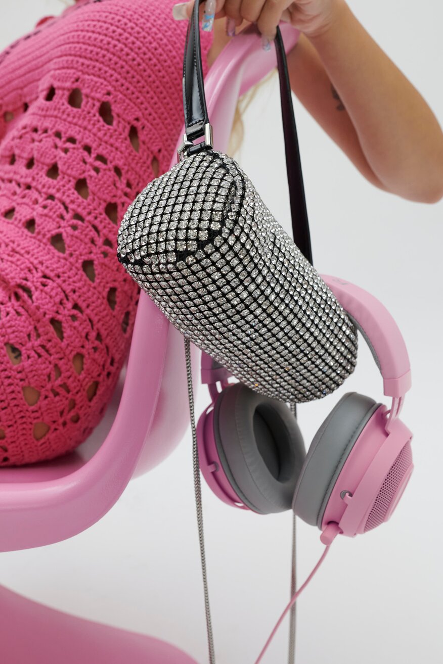 Jenny Fairy - Torebka z aplikacją srebrna - 5904862419589