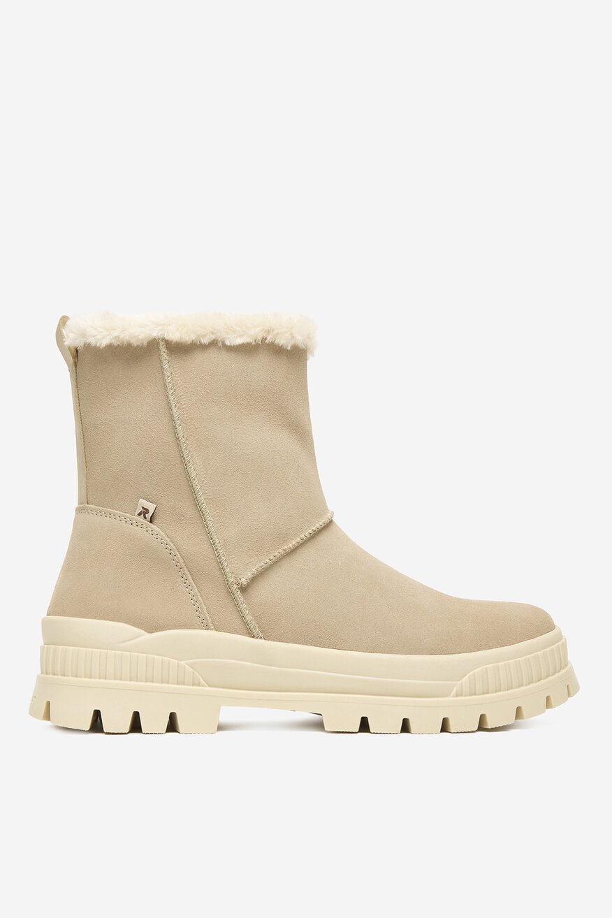 
                Rieker - Śniegowce zamszowe ocieplane - 2230085539685