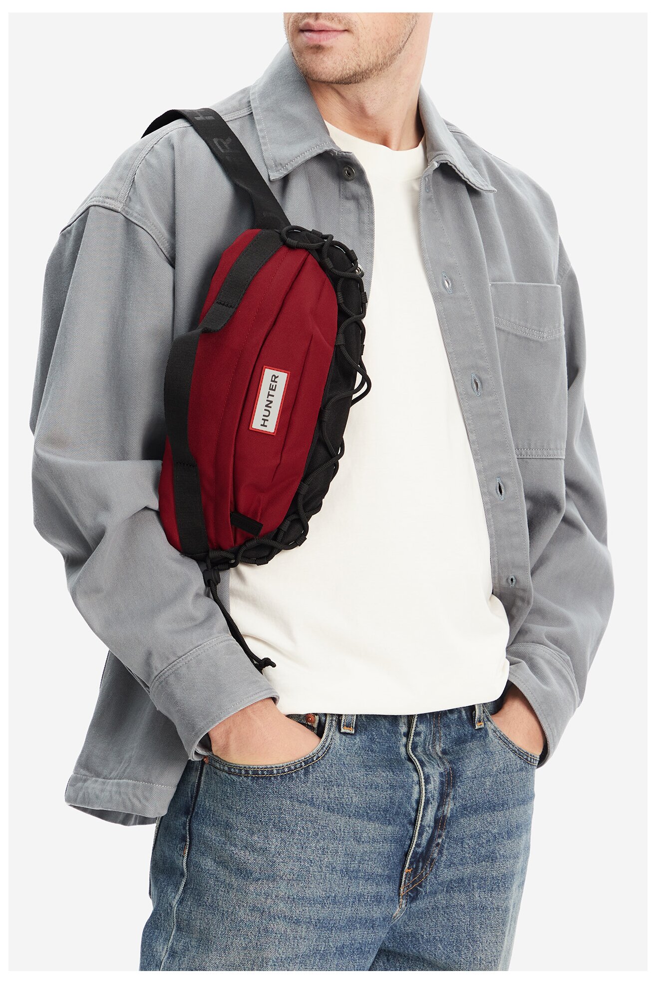 Muška torba HUNTER HTR-B-002-07 CRVENA