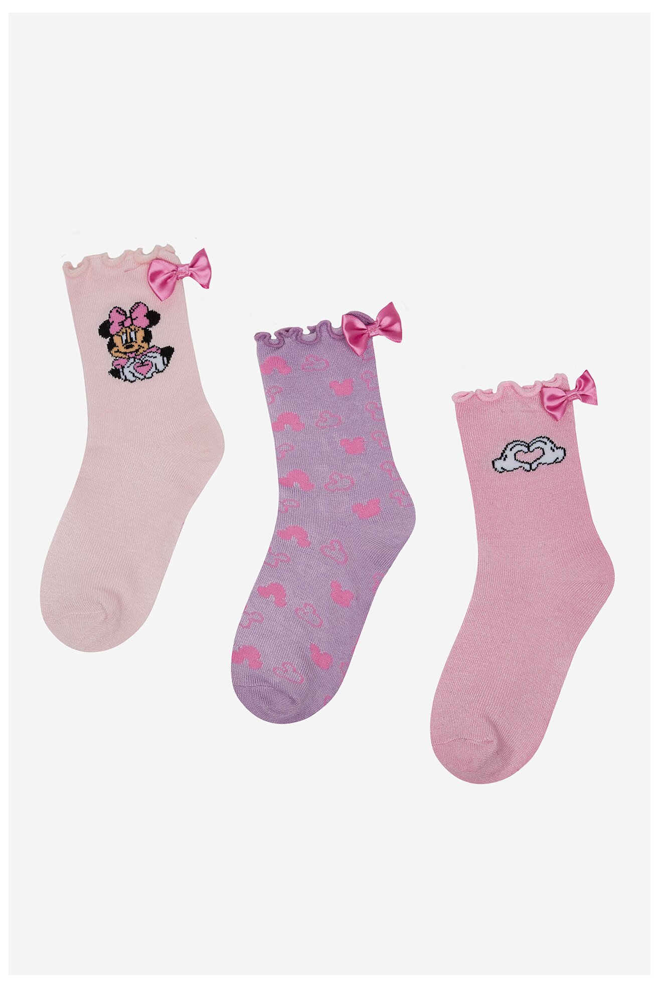 Чорапи Mickey&Friends ACCCS-SS25-327DSTC(3-PACK) РОЗОВ