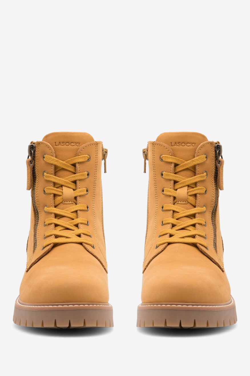 Šněrovací vyšší obuv Lasocki Young CAMEL - 5905588123699