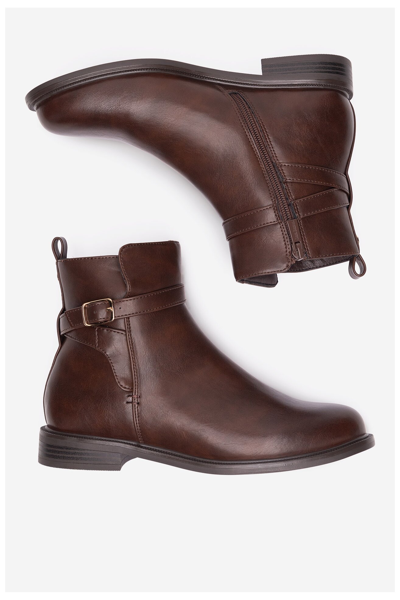 Kotníková obuv Clara Barson WYL3644A-6 HNĚDÁ