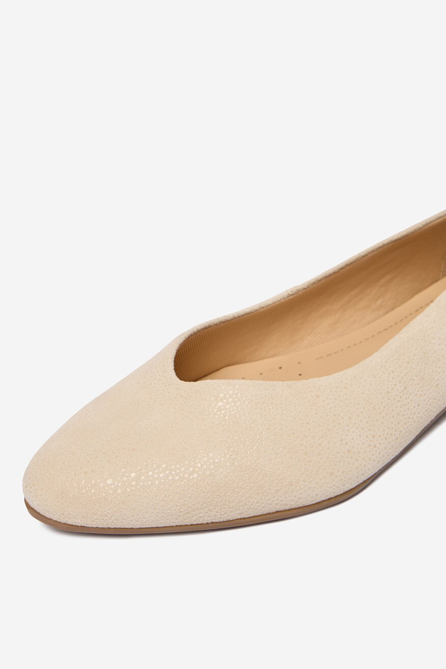 
                Lasocki - Baleriny skórzane - 5906751631737