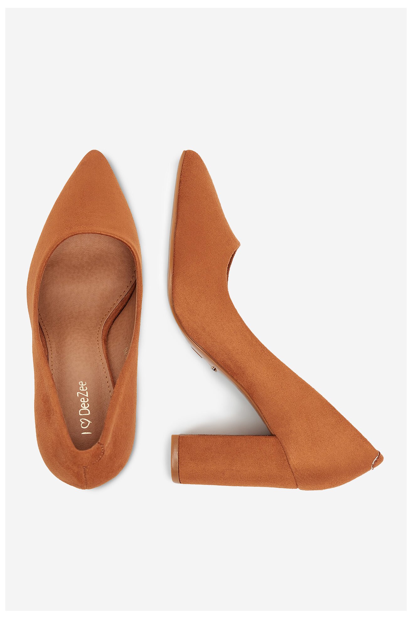 Czółenka DeeZee DZ0010 Brązowy