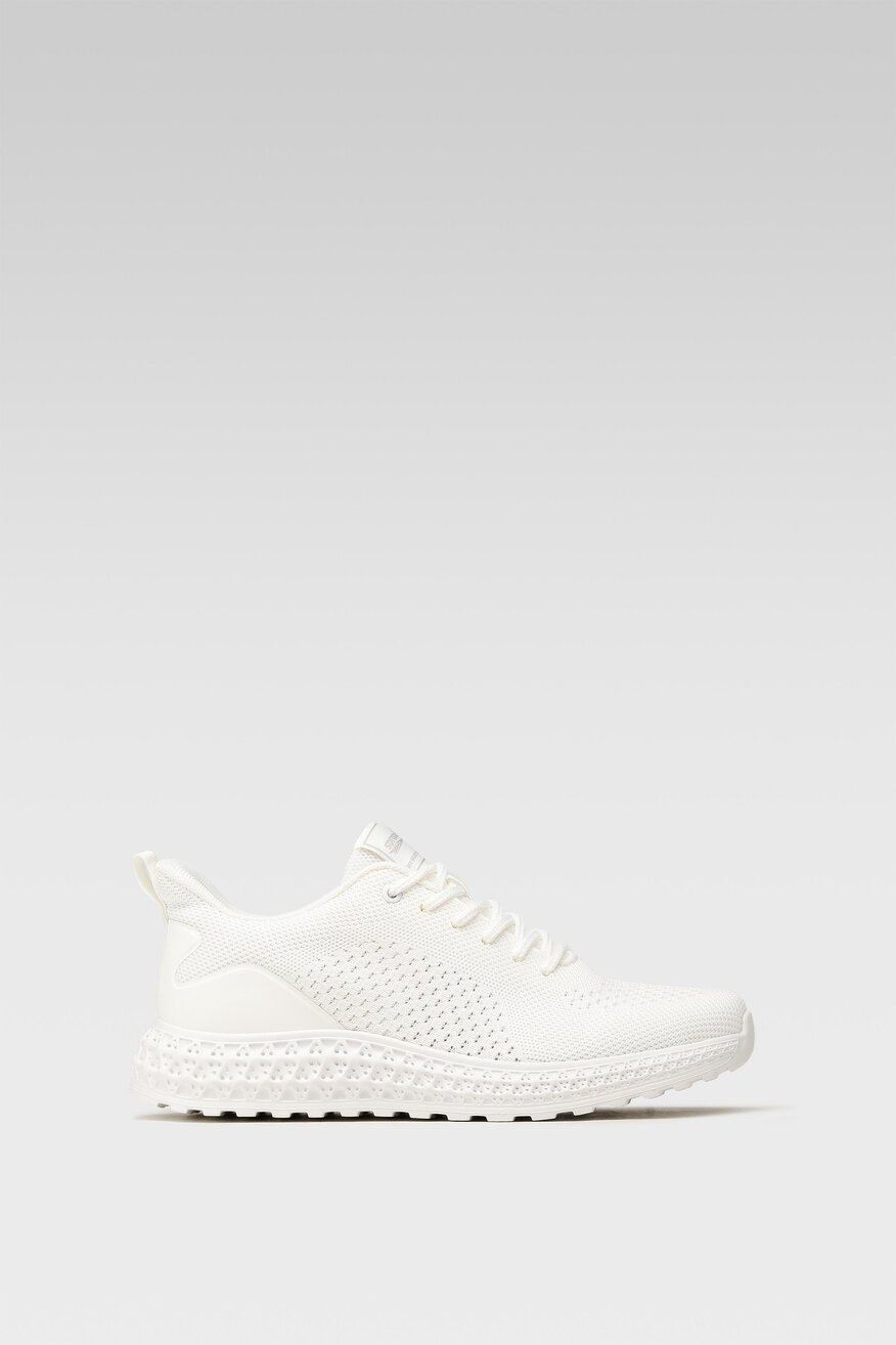 Sprandi - Obuwie sportowe pastelowe białe - 5903698788388