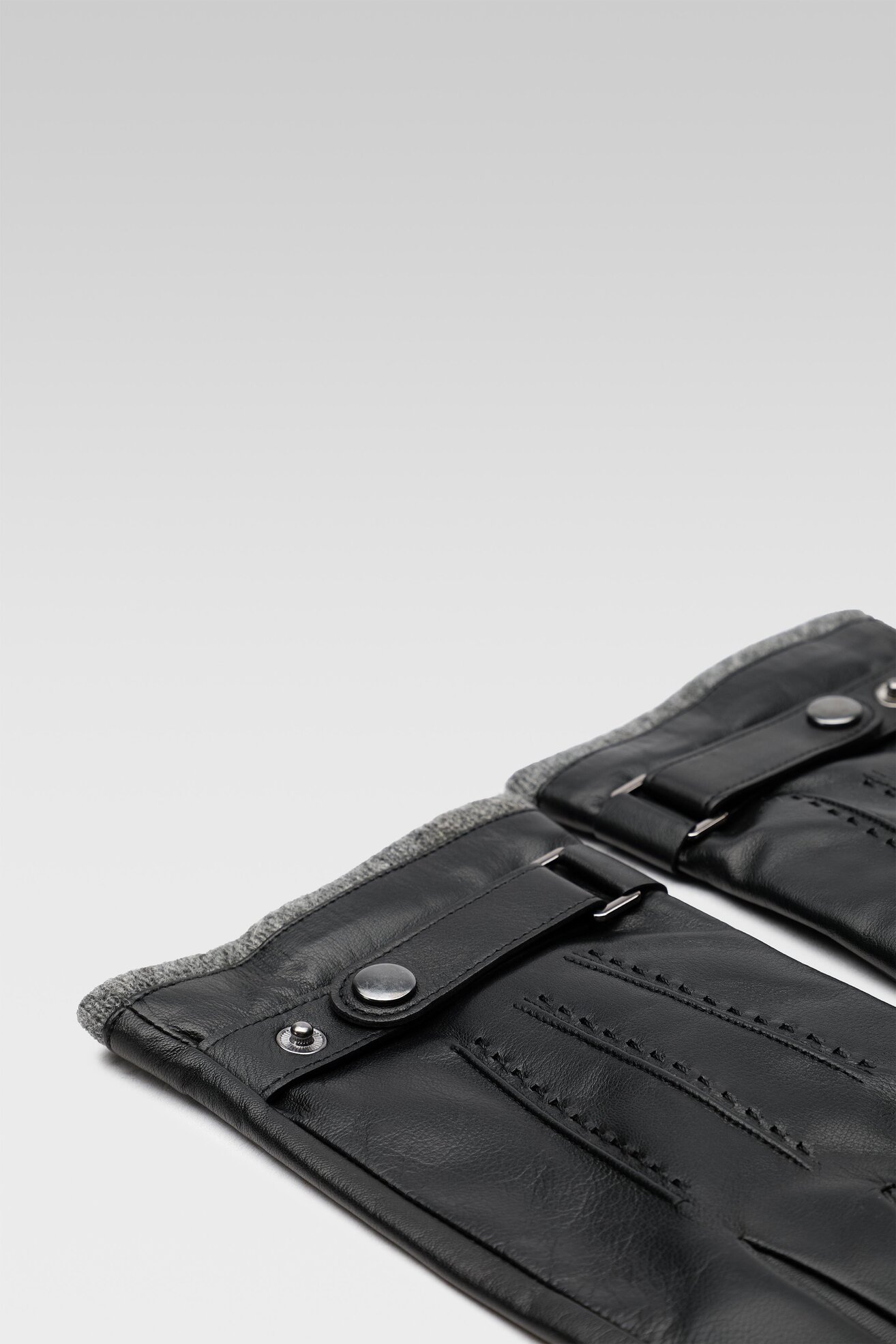 Rękawiczki męskie Lasocki 2M6-001-AW22 Czarny