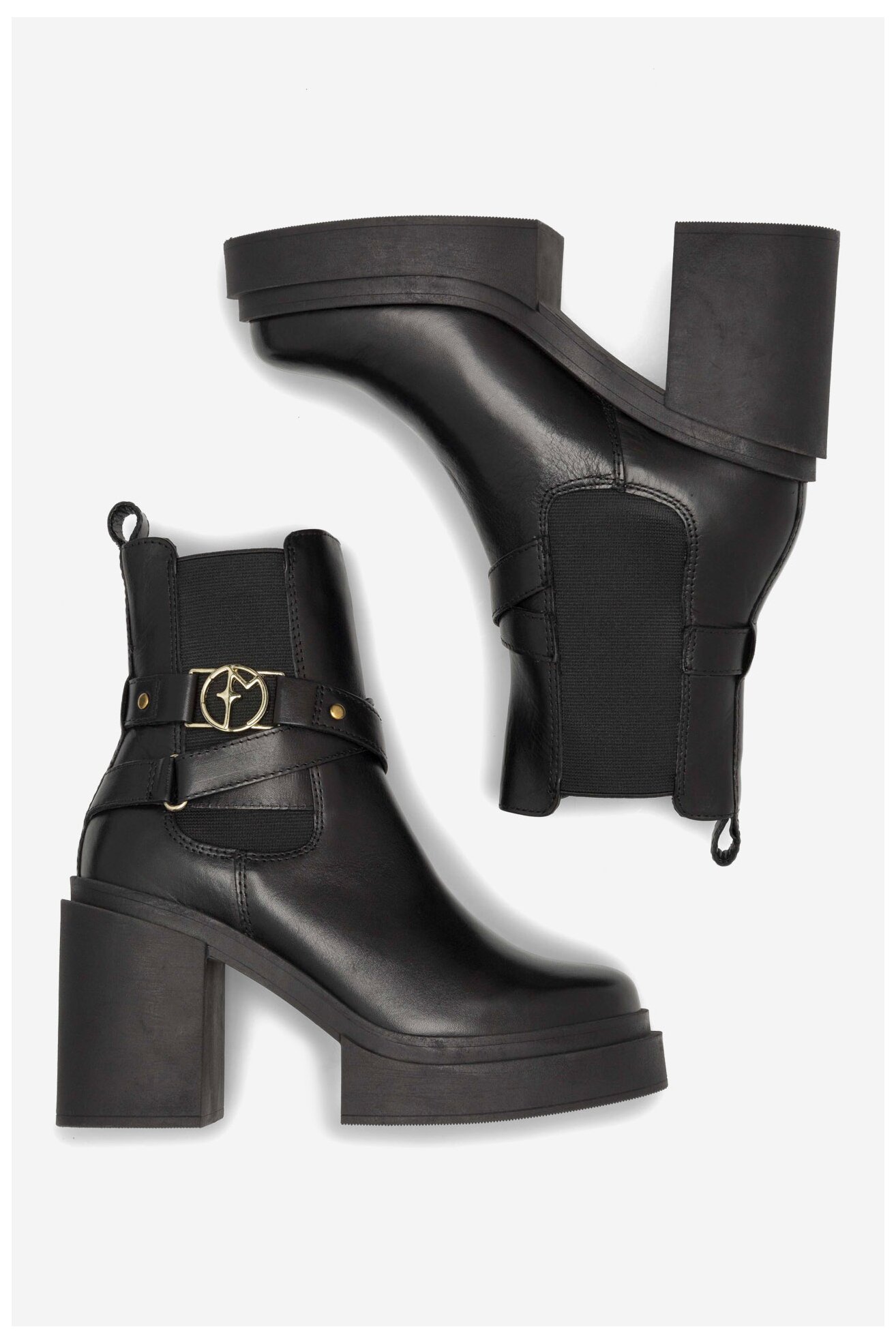 Ботильйони EVA MINGE HONDA-01 ЧОРНИЙ